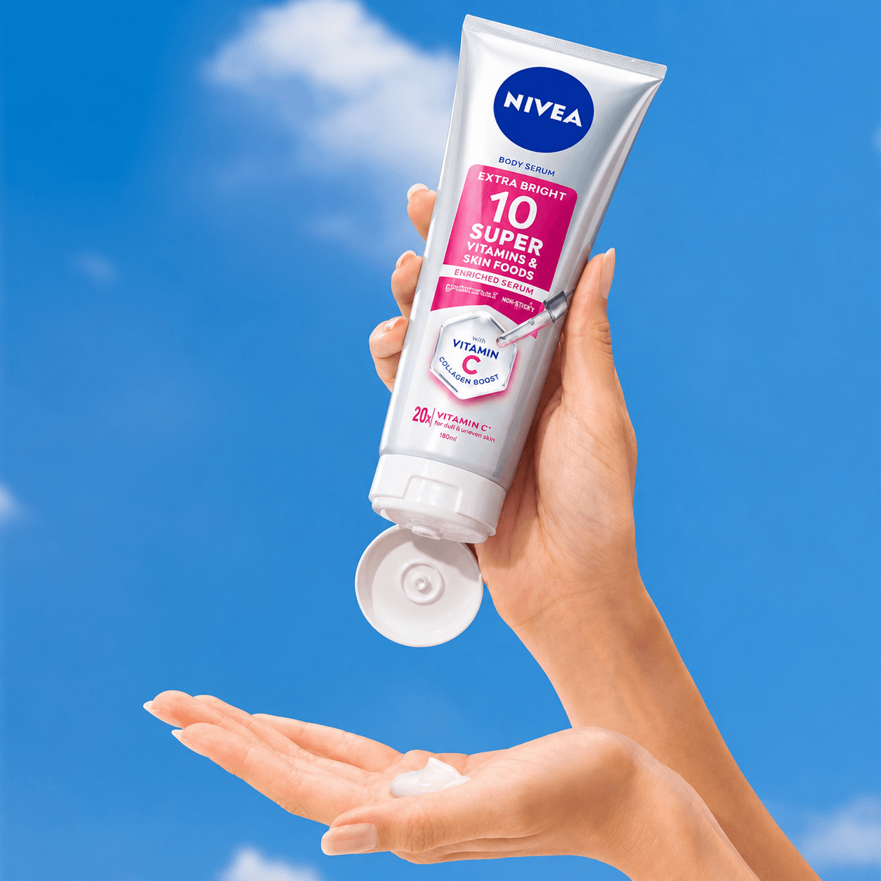 NIVEA Extra Bright 10 Super Vitamins & Skin Foods Body Serum – Vitamin C