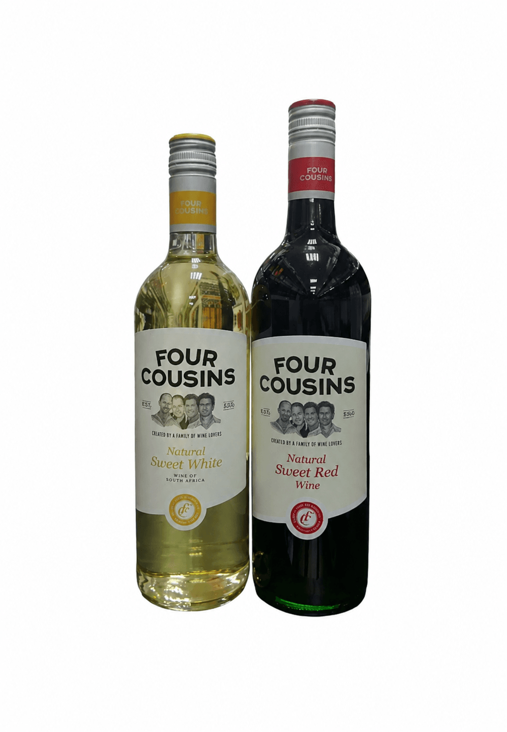 FOUR COUSINS RED & WHITE WINE 750ml