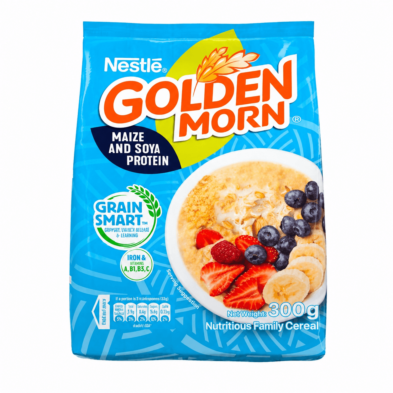 NESTLE GOLDEN MORN GRAINSMART 300g x12 (CARTO)