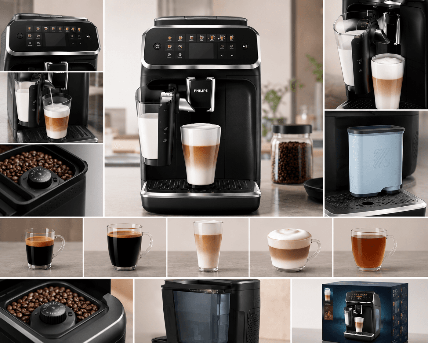 Philips 5400 LatteGo Fully Automatic Espresso Coffee Machine