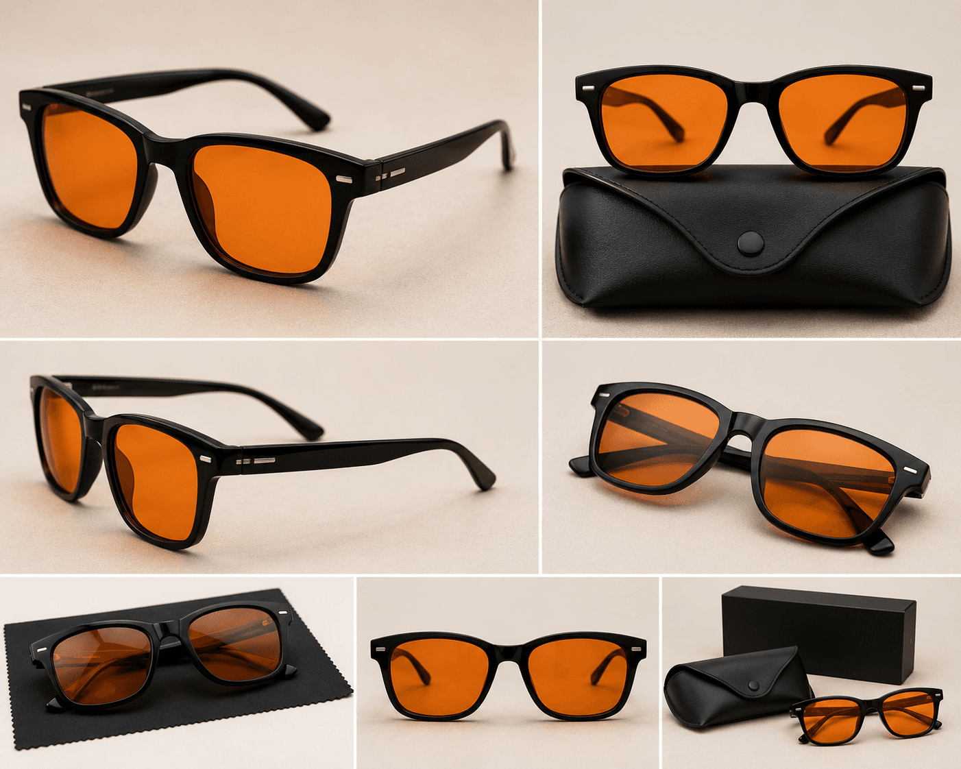 Orange Lens Sunglasses